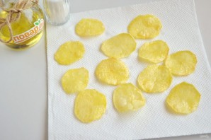 Chipsuri crocante de cartofi - fotografie pasul 7
