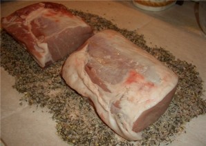 Carne de porc din corn - fotografie pasul 4