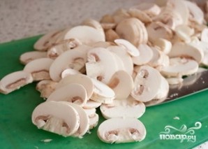 Supa de champignon cu branza - fotografie pasul 3