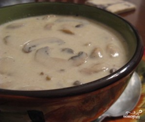 Supa de champignon cu branza - foto pasul 11